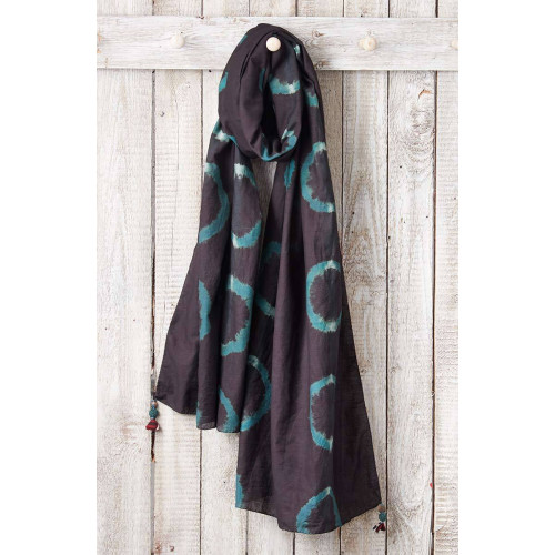 Scarf - Black/Green